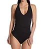 Anne Cole Live In Color V-Neck Crossback One Piece Swimsuit MO091 - Image 1