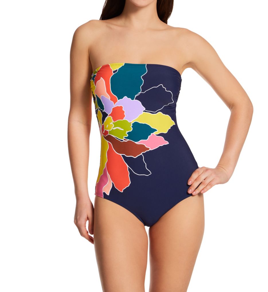 Stella Strapless One Piece Swimsuit - Groovy