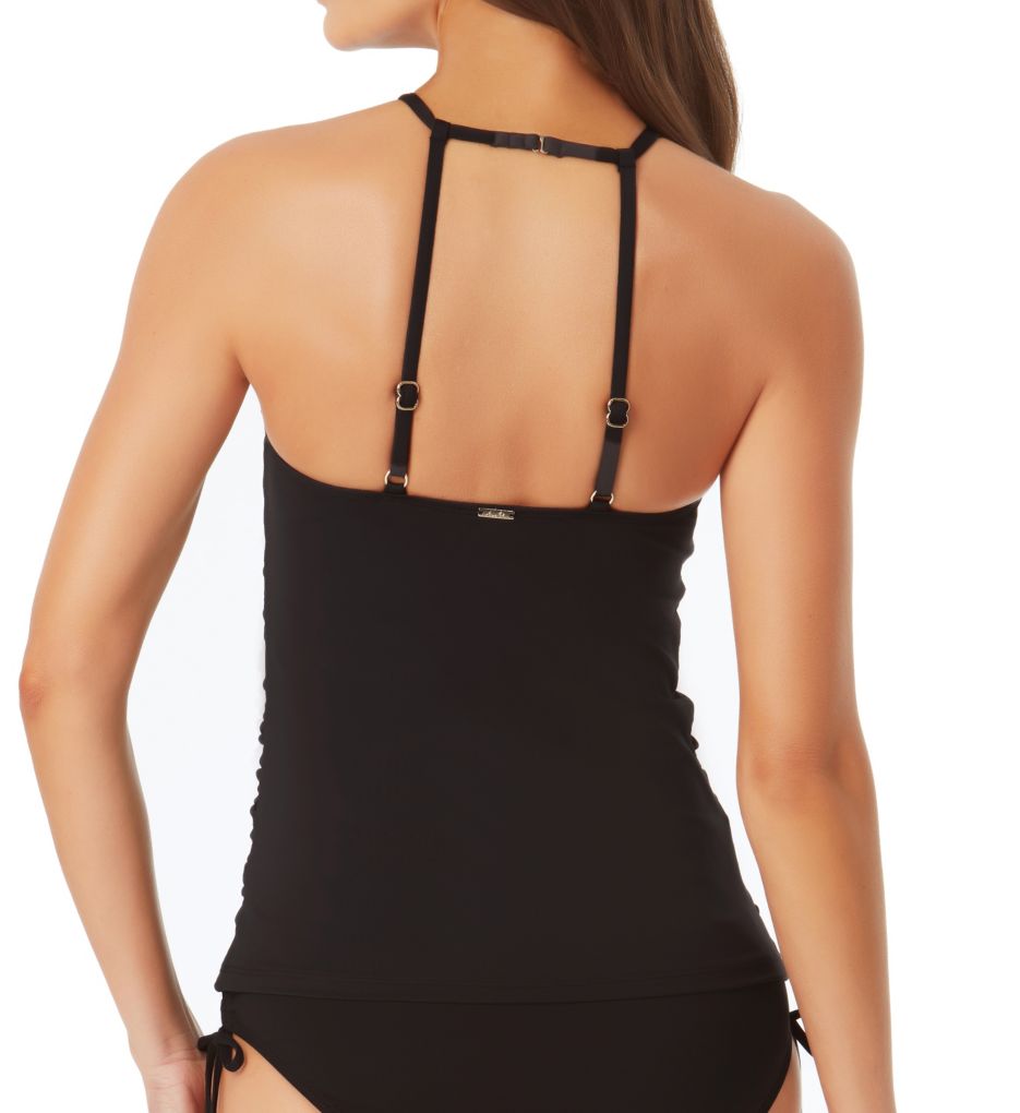 Anne Cole Live In Color High Neck Tankini Swim Top MT206 - Image 2