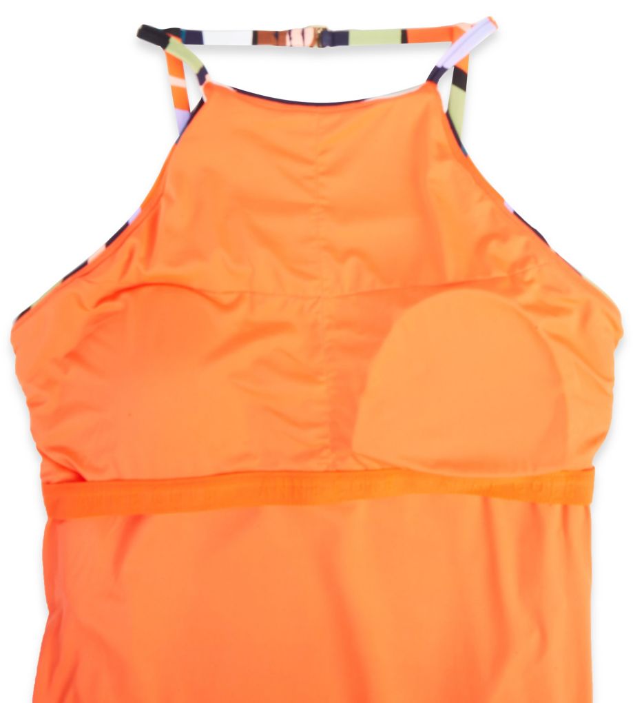 Sandy Waves High Neck Tankini Swim Top-cs5