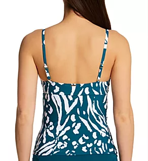 Jungle Fever V-Wire Tankini Swim Top