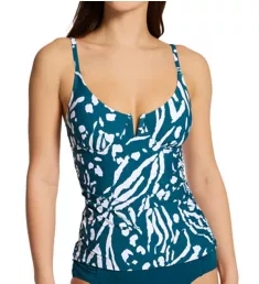 Jungle Fever V-Wire Tankini Swim Top