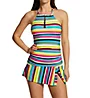 Anne Cole Lawn Chair Tab Front High Neck Tankini Swim Top MT29584 - Image 4