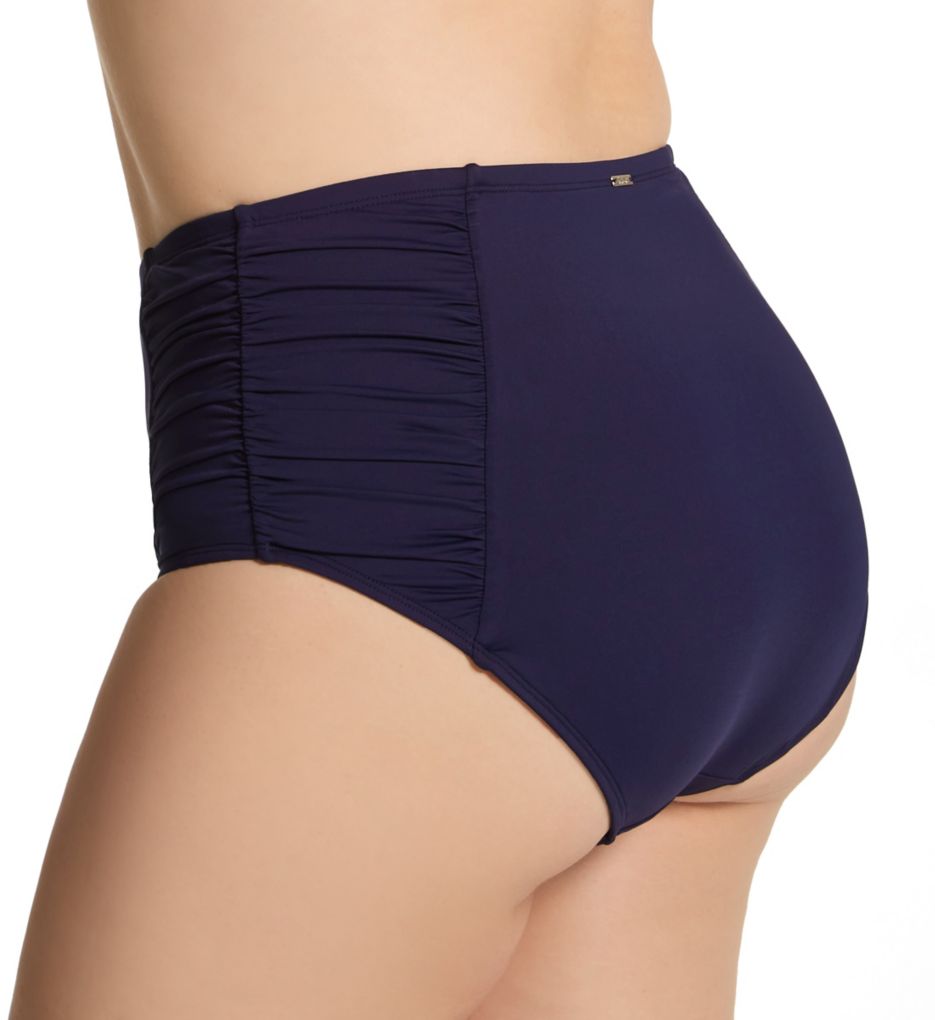 Plus Size Live In Color High Waist Swim Bottom-bs