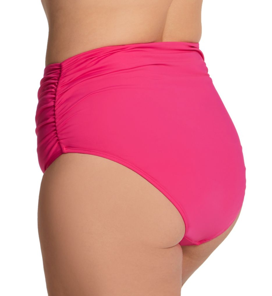 Plus Size Live In Color Convertible Swim Bottom-bs