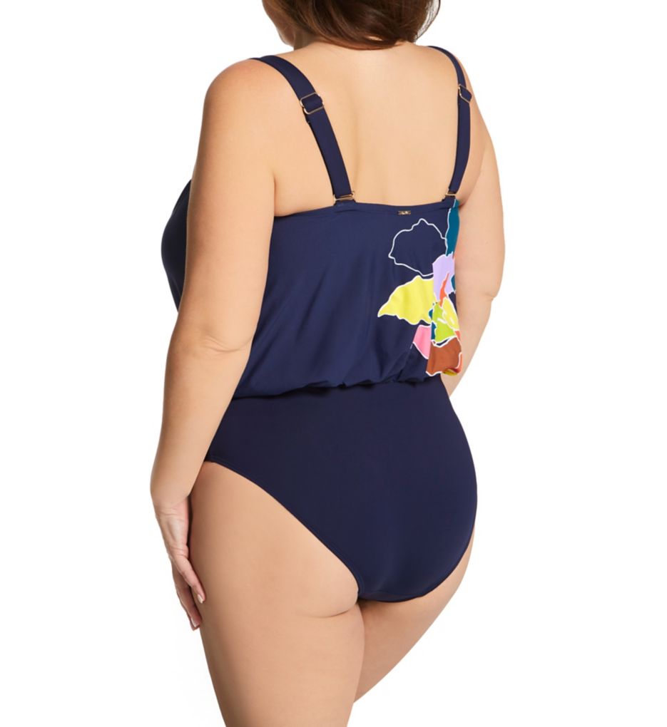 Plus Size Strapless Blouson One Piece Swimsuit - Anne Cole Plus