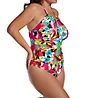 Anne Cole Plus Cabana Party High Neck One Piece Swimsuit PO06465 - Image 1