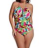 Anne Cole Plus Cabana Party High Neck One Piece Swimsuit