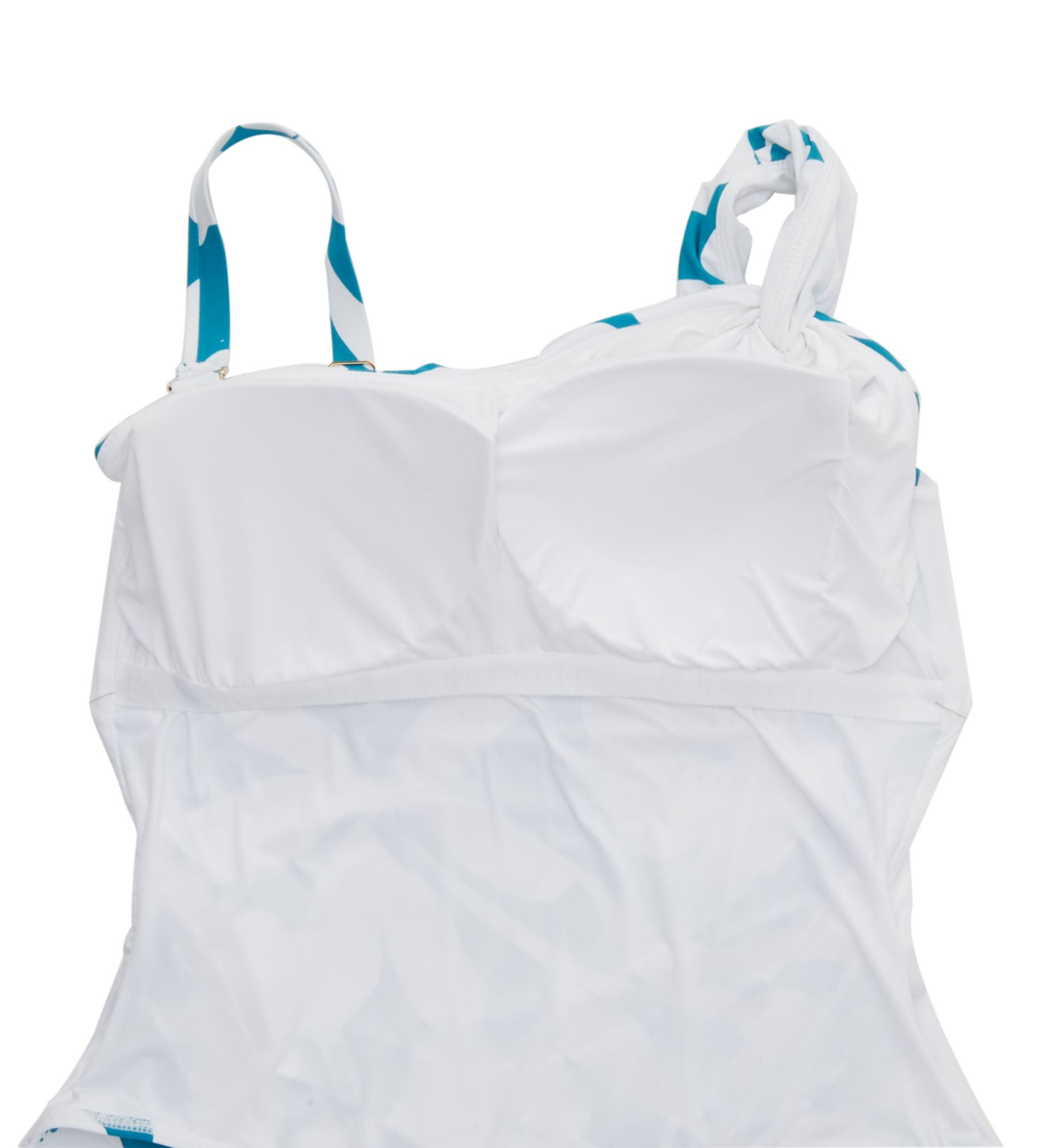 Anne Cole Plus Size Mari Botanical One Shoulder Swimsuit PO06666 - Image 4