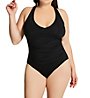 Anne Cole Plus Size Live In Color Shirred V-Neck Swimsuit