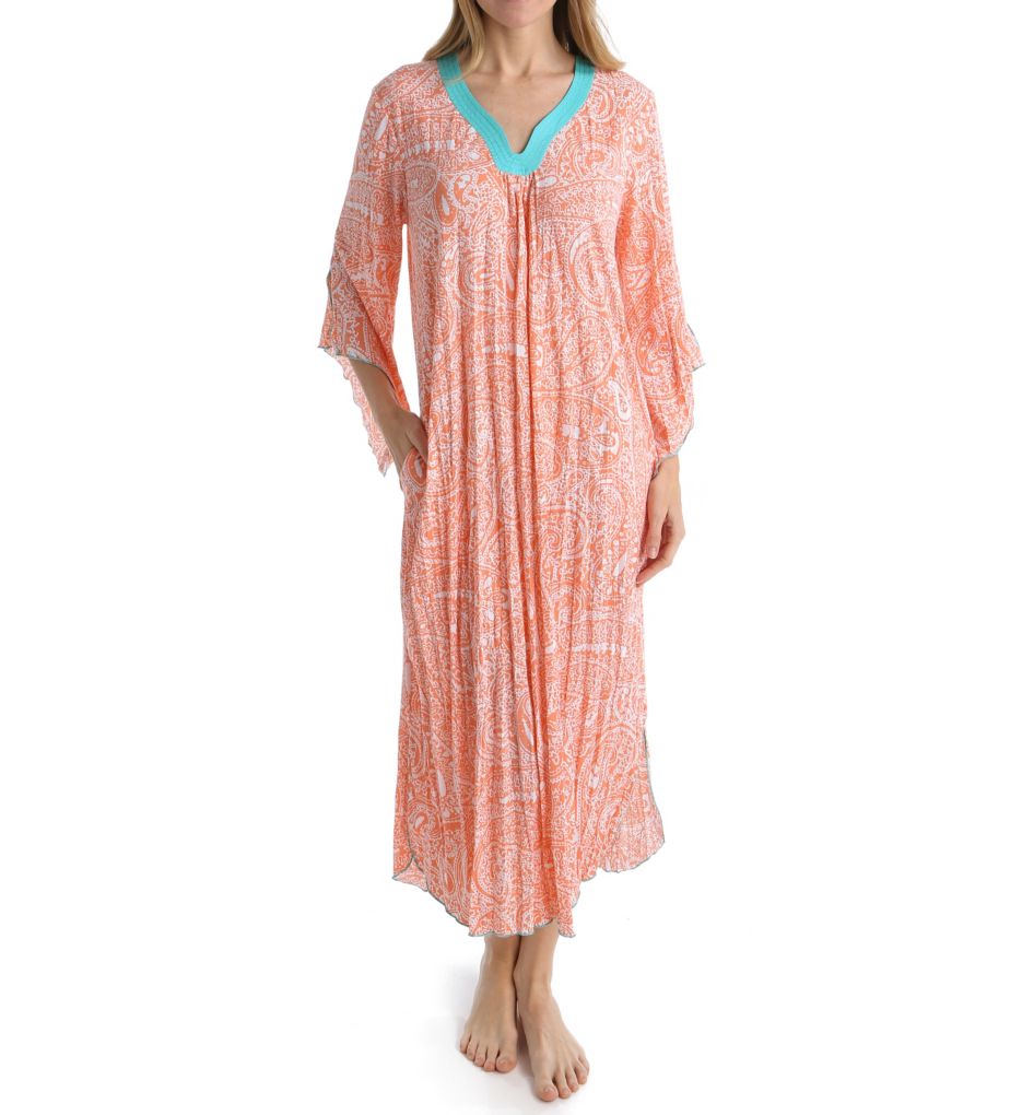 Montauk Crinkle Jersey Caftan-fs