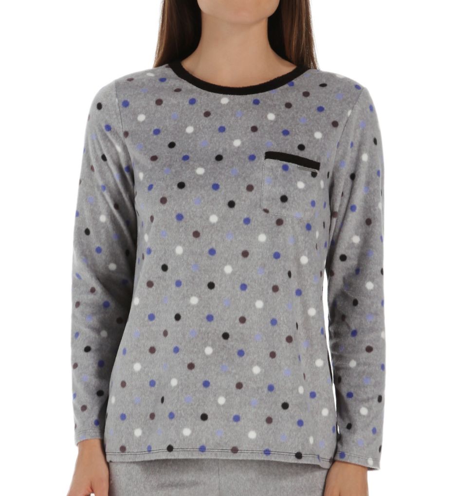 Bundle Up Long Sleeve Micro Fleece Top-fs