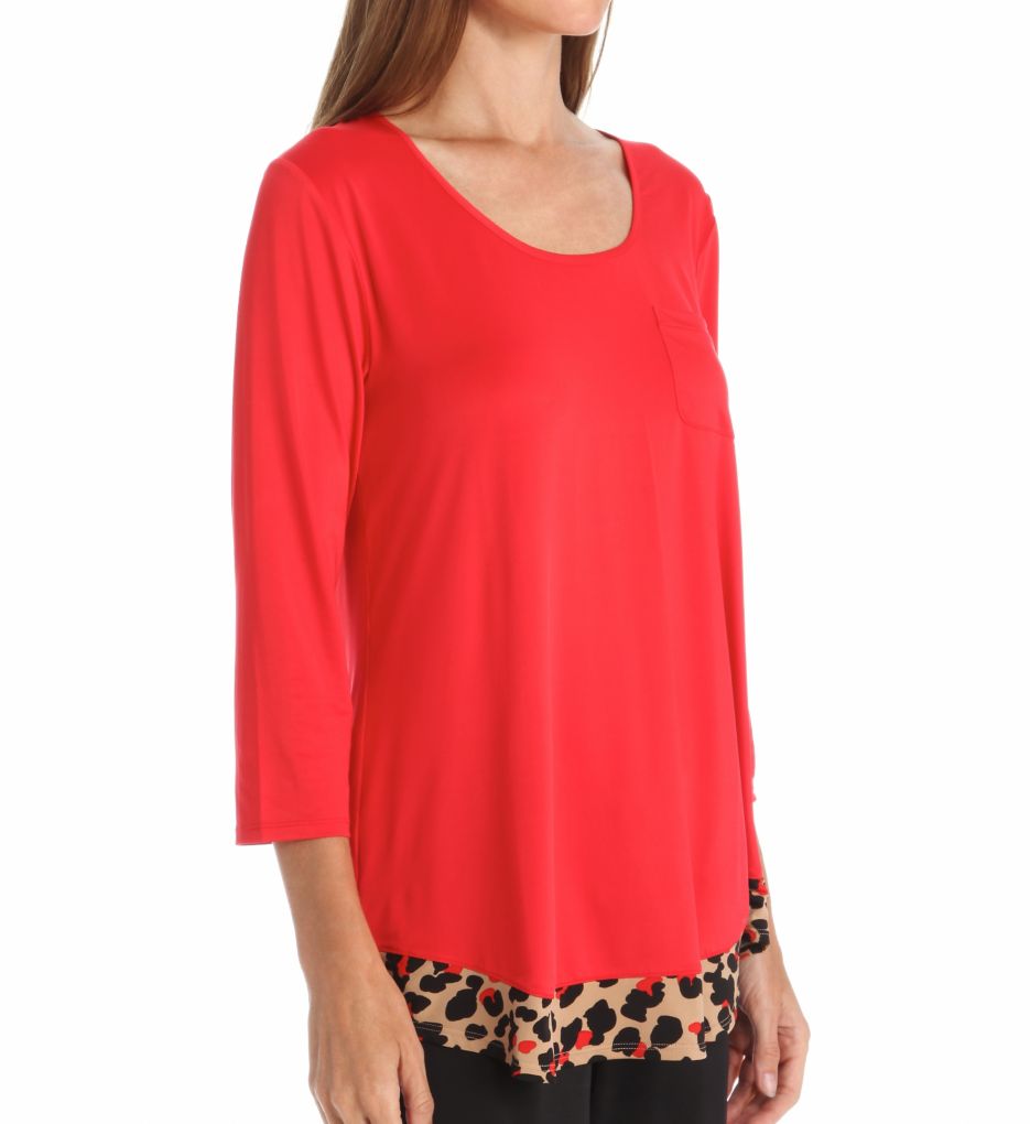 Keeping It Cool 3/4 Sleeve Top-acs