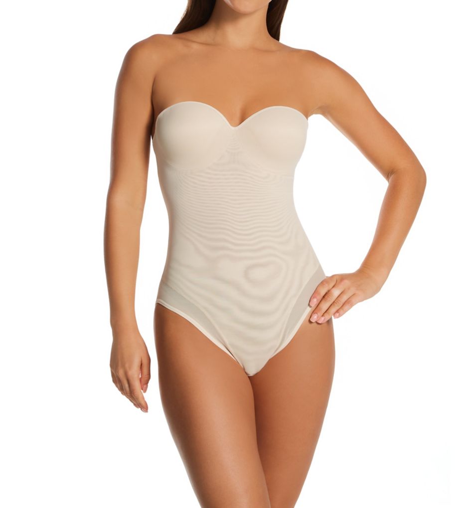 Convertible Strapless Shaping Bodysuit Nude 36D by Annette