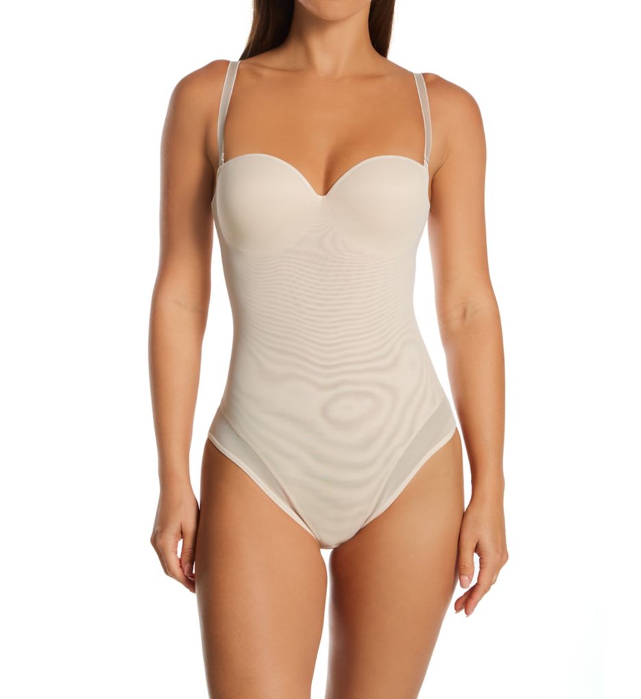 Rosme Women's Control Body Shaper Bodysuit, Collection Anette, Beige, Size  34B at  Women's Clothing store