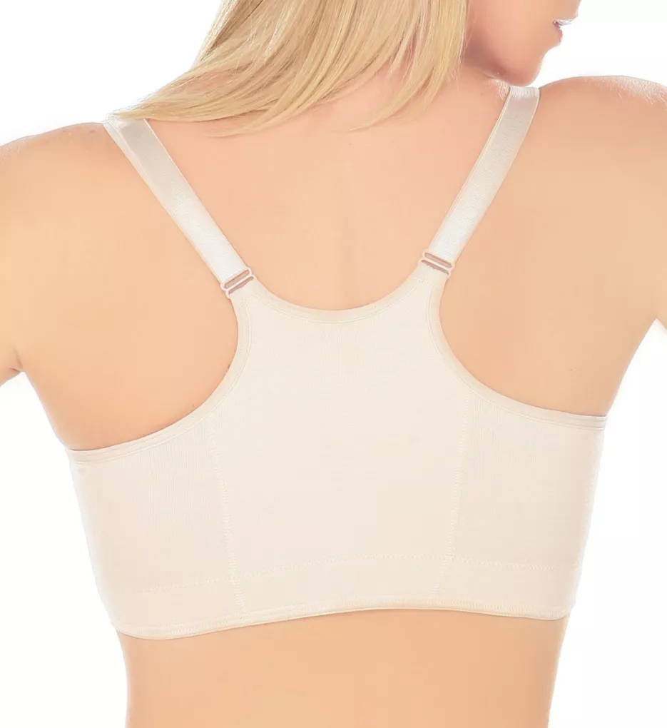 Women's Bali DFYYEQ One Smooth U Post Surgery Support Wirefree Bra (Nude w/  Lace 32DD) 