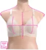 Annette Post Surgery Softcup Front Close Racerback Bra 10618 - Image 3