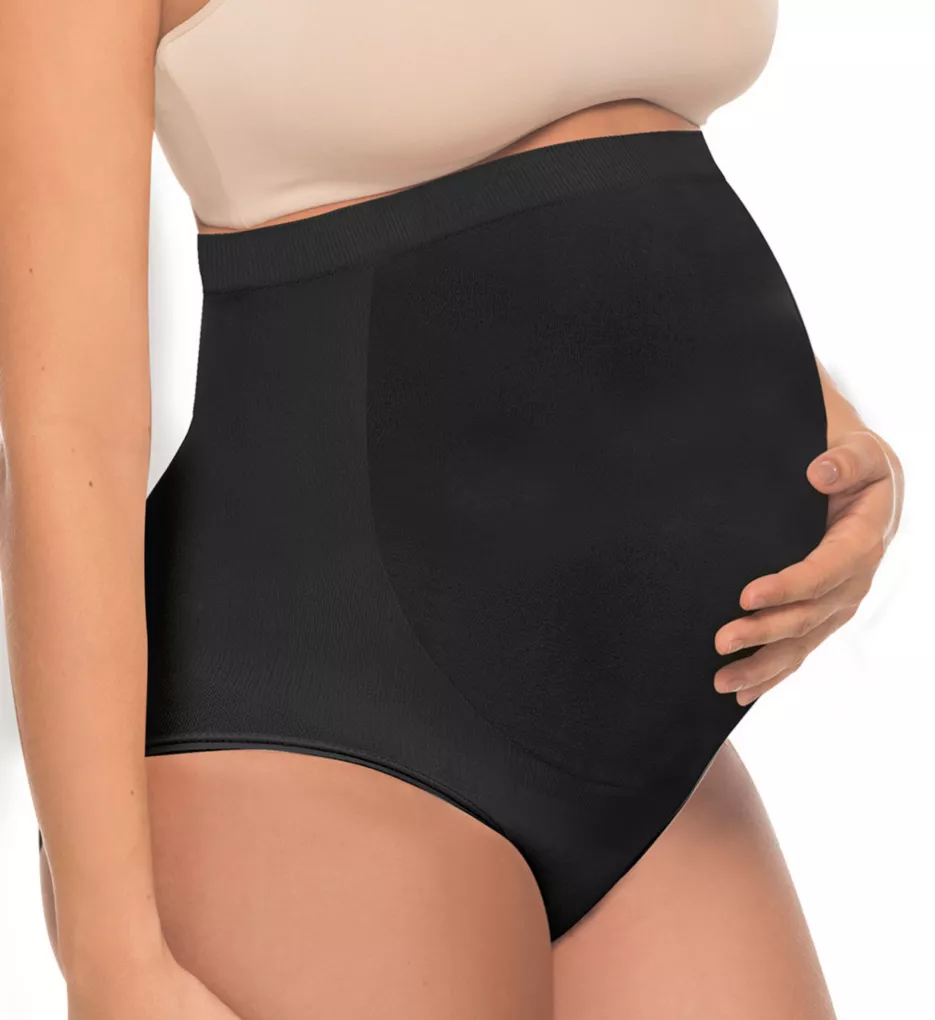 Soft & Seamless Full Coverage Pregnancy Panty Black S