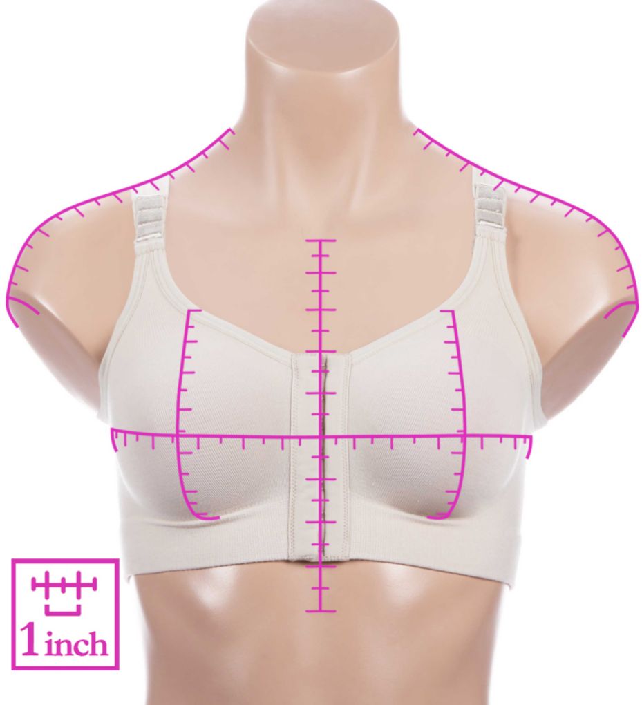 Annette Post Surgery Bra Front Closure – Wireless Bra - Pre Molded