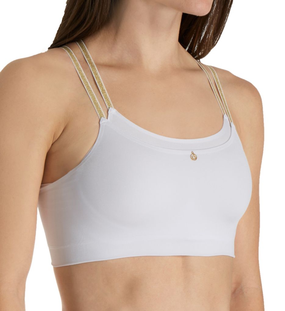 Two Layer Seamless Non-Wire Bra with Inner Support-acs