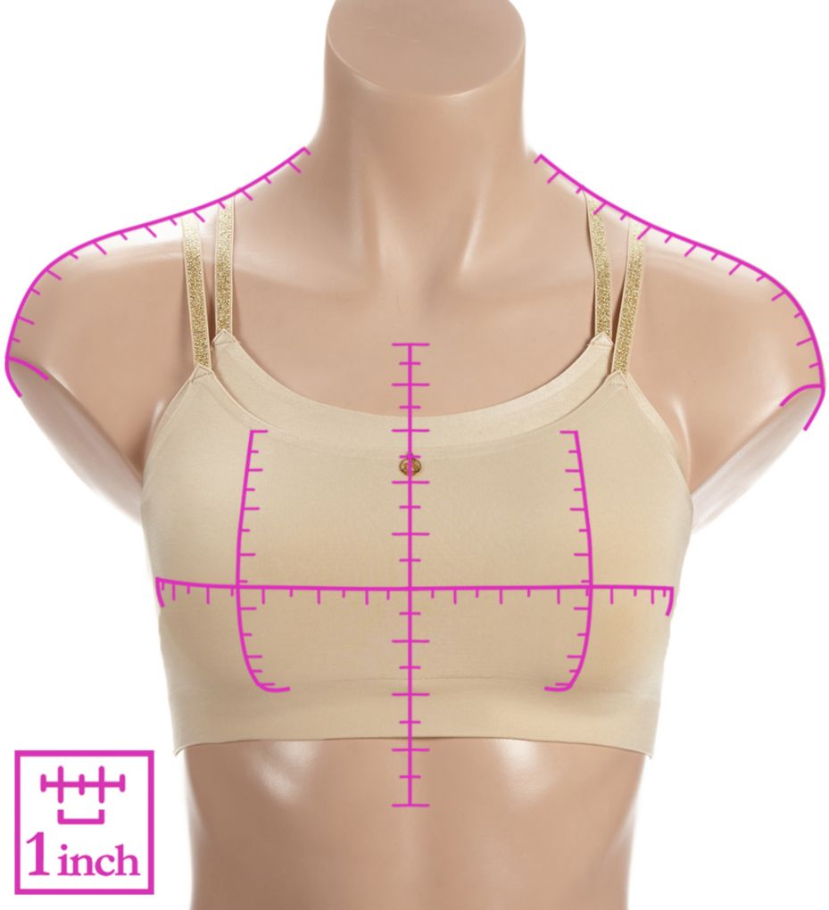 Two Layer Seamless Non-Wire Bra with Inner Support-ns7