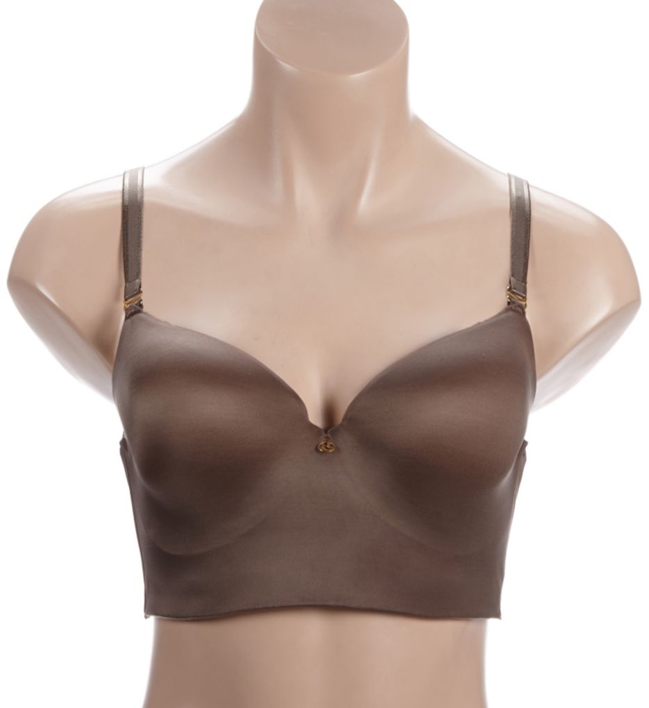 Low Plunge Light Control Bra with Side Support-fs