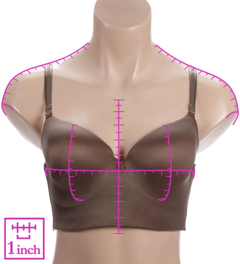 Low Plunge Light Control Bra with Side Support-ns7