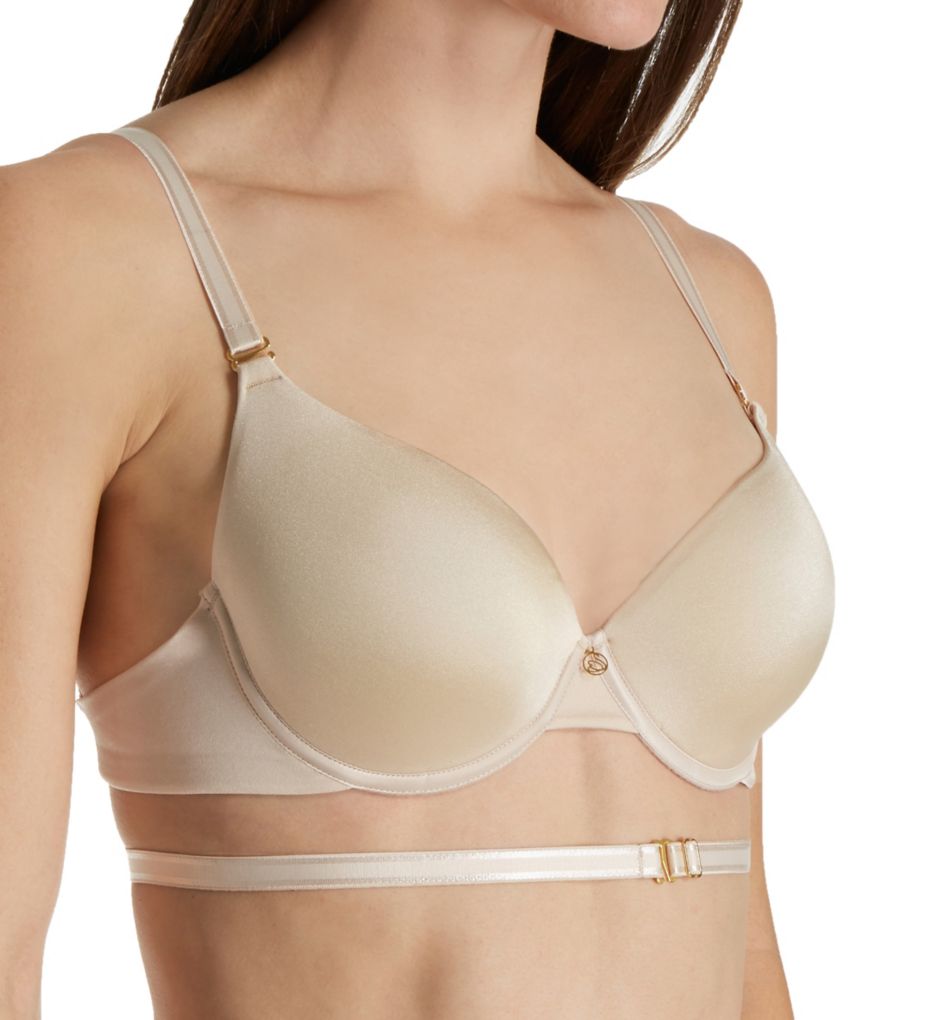 Convertible Strap Low Back Underwire T-Shirt Bra-acs