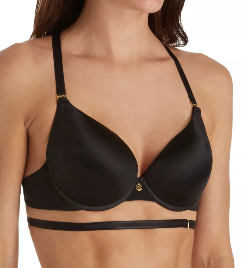 Convertible Strap Low Back Underwire T-Shirt Bra
