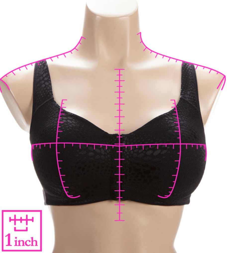 Front Close Softcup Bra with Animal Pattern-ns7