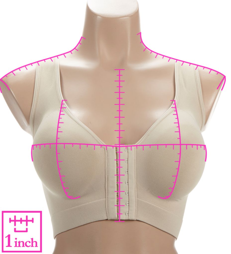 Post Surgical Front Close Longline Recovery Bra-ns7