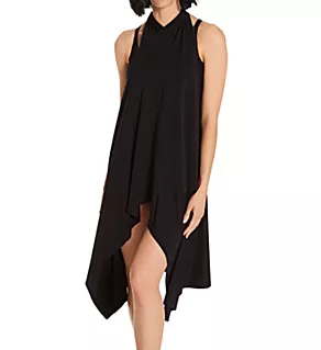 La Chiquissima Pareo Beach Cover-Up Black O/S