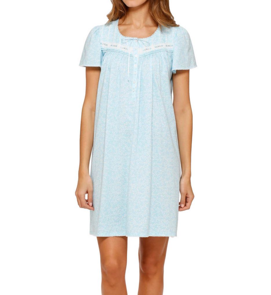 Soft Glow Short Sleeve Nightgown-acs
