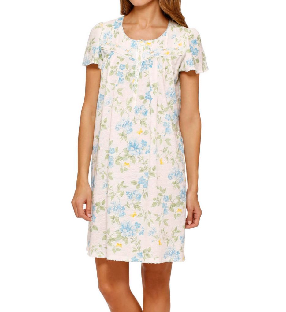 Soft Glow Short Sleeve Nightgown-acs