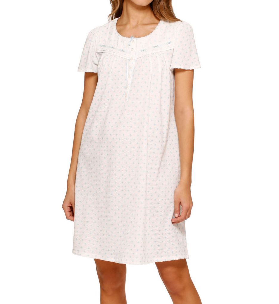 Soft Glow Short Sleeve Nightgown-acs