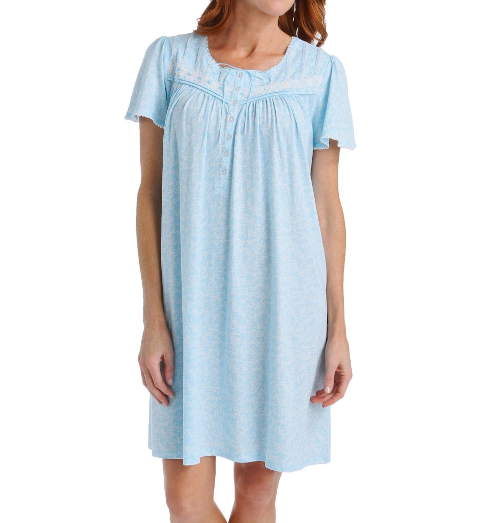 Soft Glow Short Sleeve Nightgown-fs