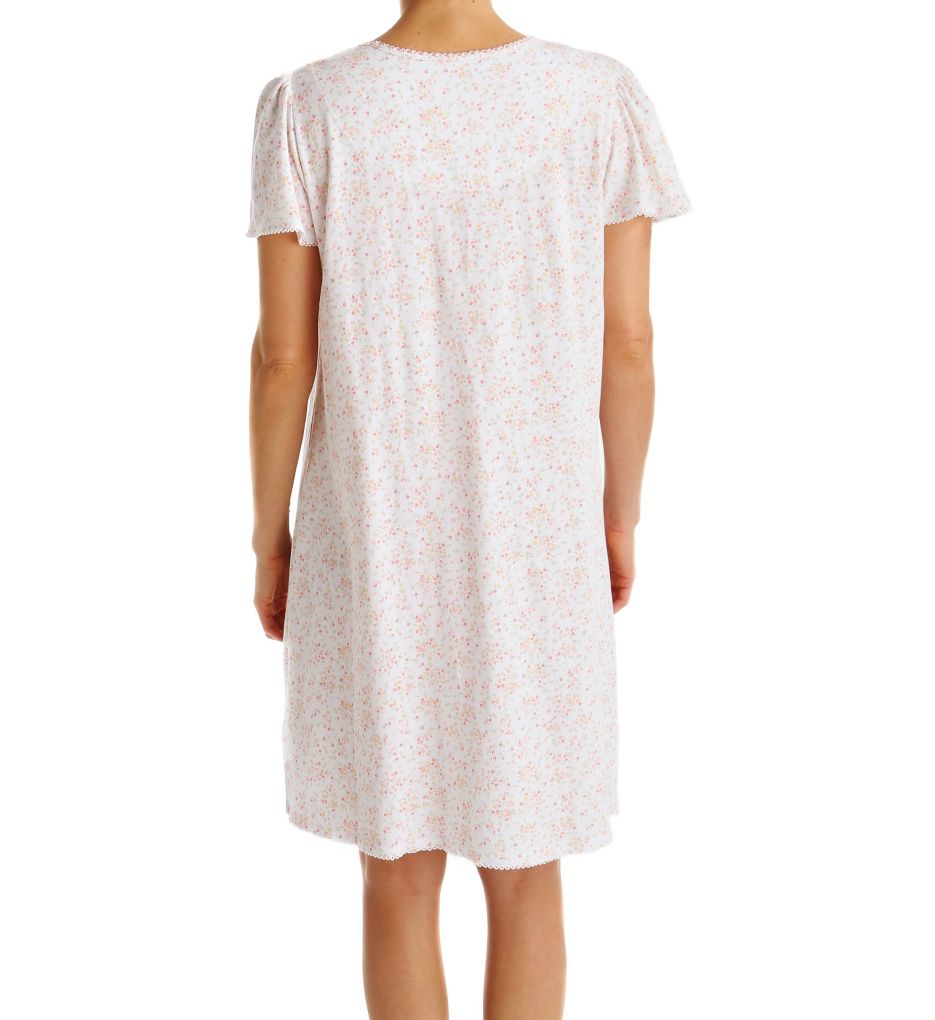 Mint Ditsy Short Sleeve Nightgown