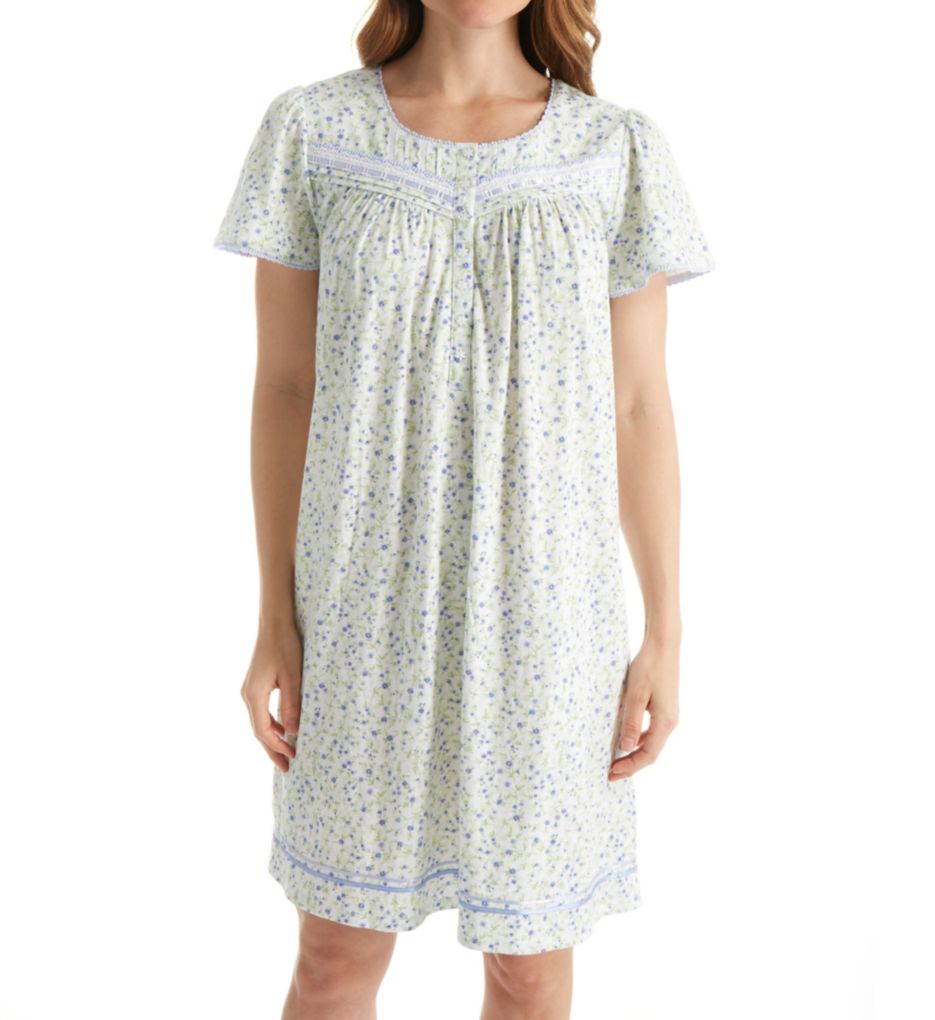 Daydream Short Sleeve Short Nightgown-fs