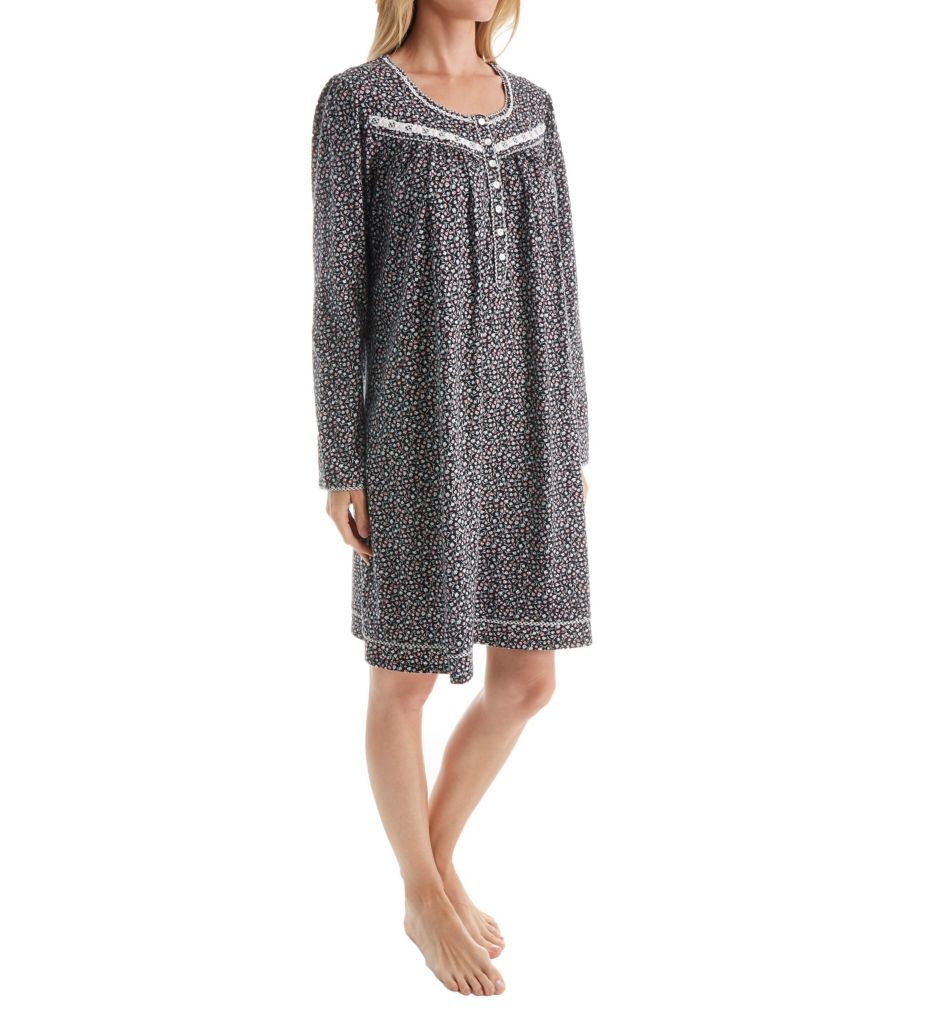 Serenity Long Sleeve Short Nightgown-acs