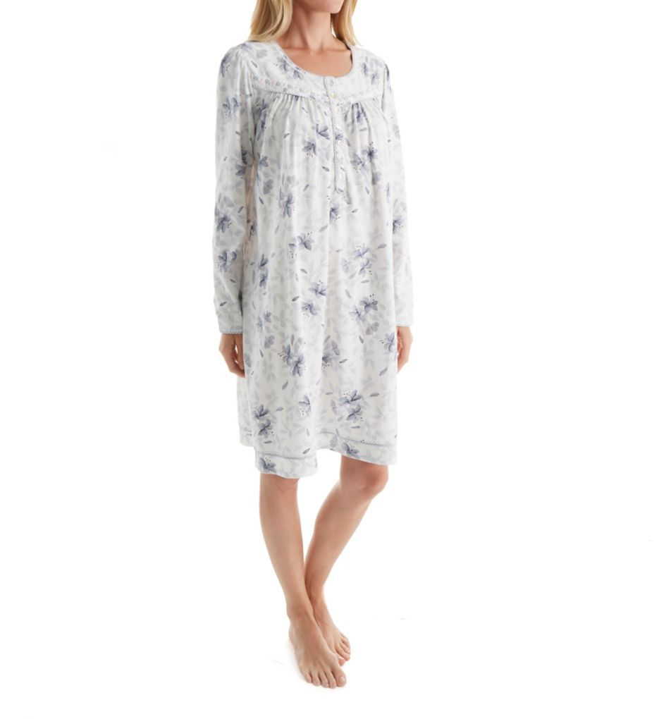 Serenity Long Sleeve Short Nightgown-acs