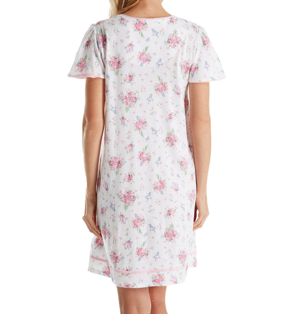 Ditsy Cotton Short Sleeve Nightgown