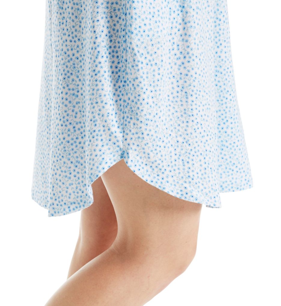 Medallion Short Sleeve Short Nightgown-cs3