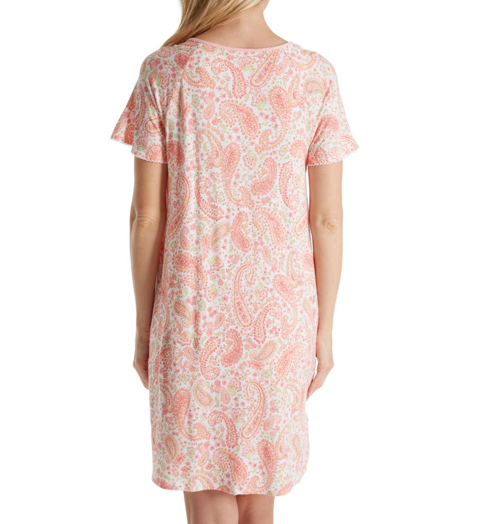 Spring Short Sleeve Nightgown-bs