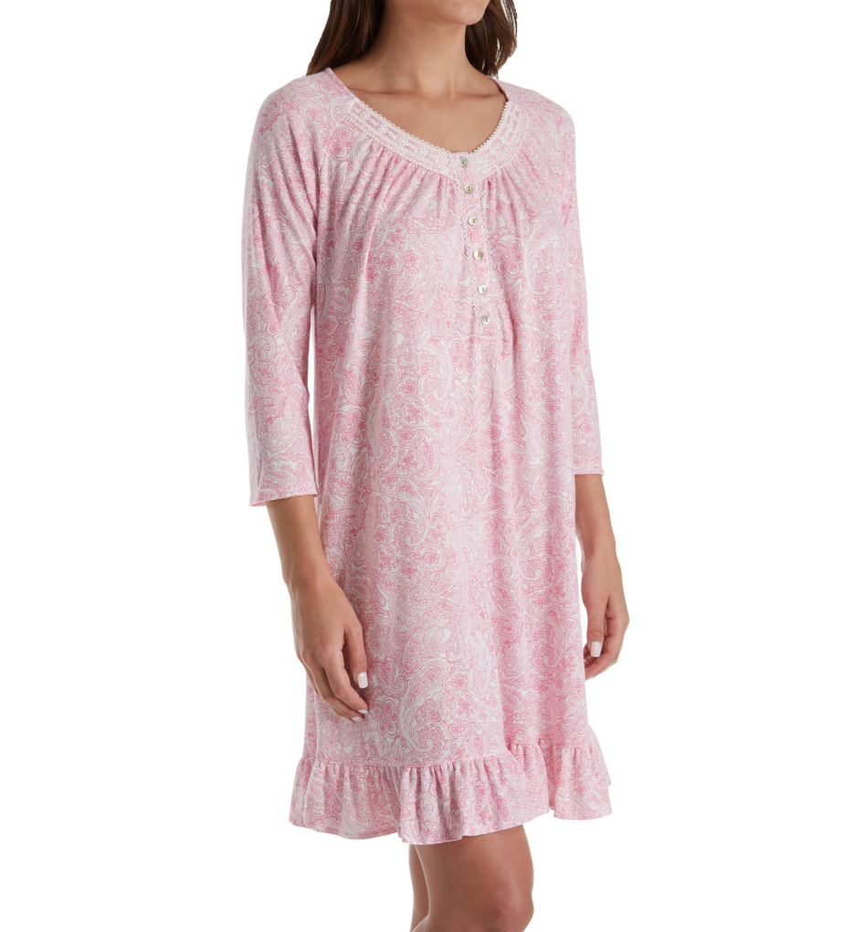 Long Sleeve Short Nightgown-acs