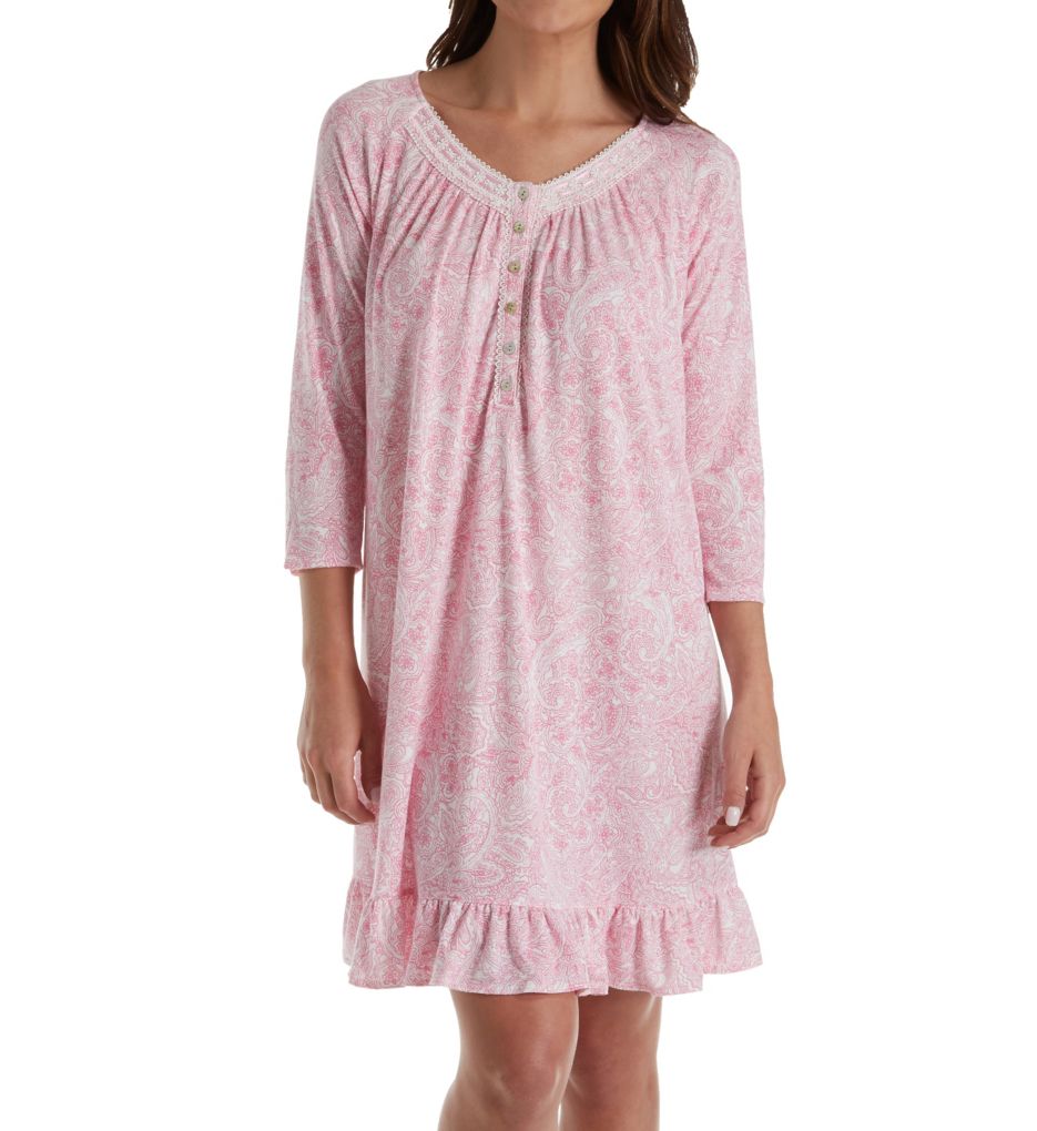 Long Sleeve Short Nightgown-fs