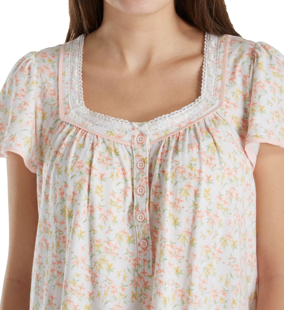 Spring Short Sleeve Short Nightgown-cs1