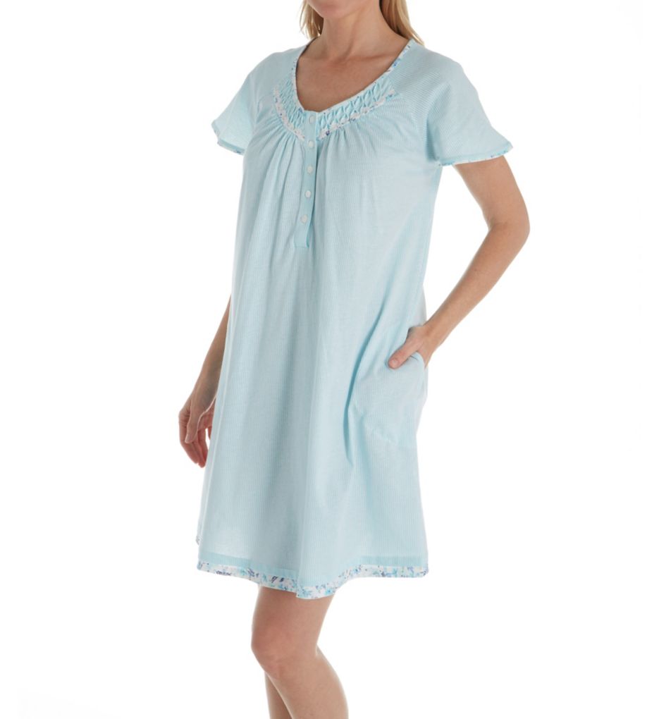 Short Sleeve Short Gown-acs