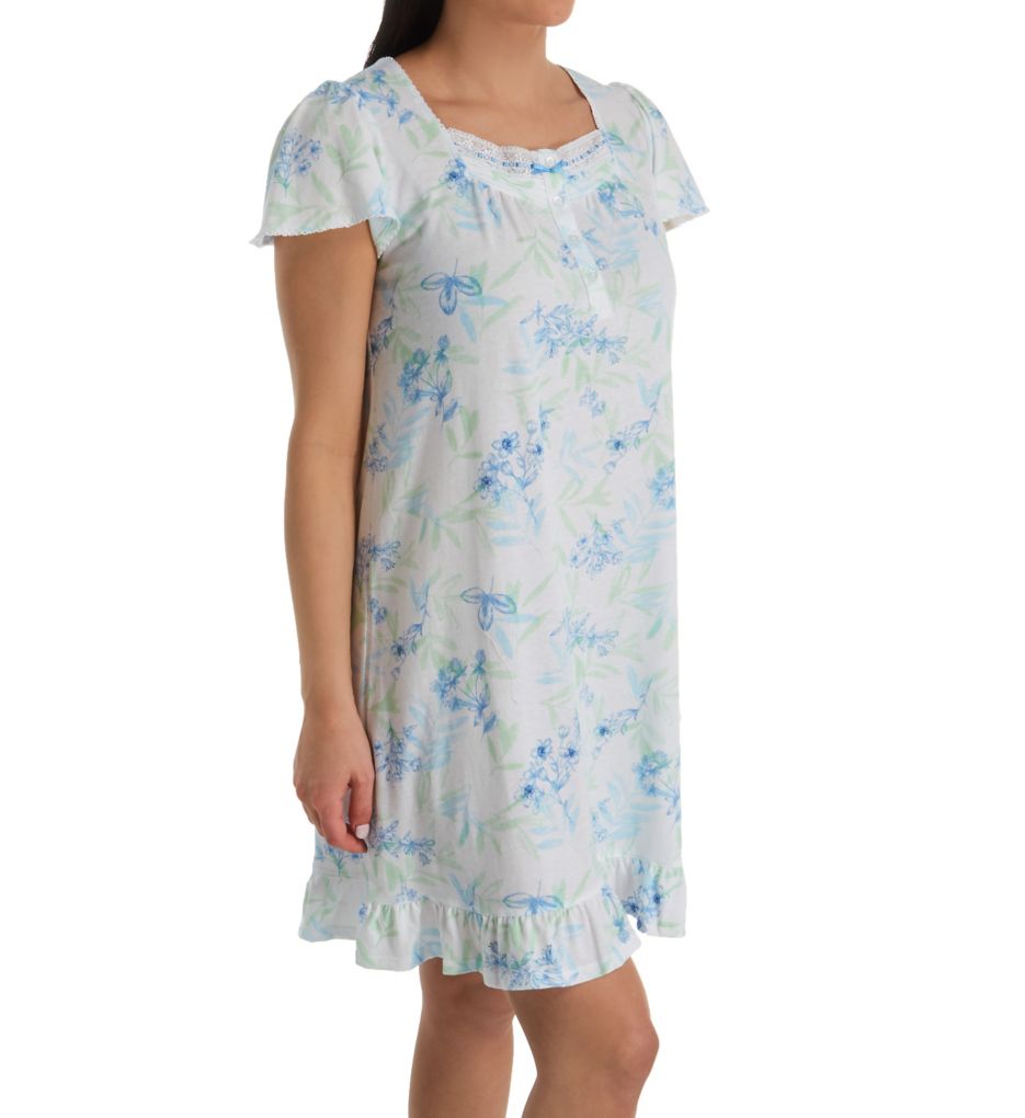 Spring Breeze Short Sleeve Short Gown-acs