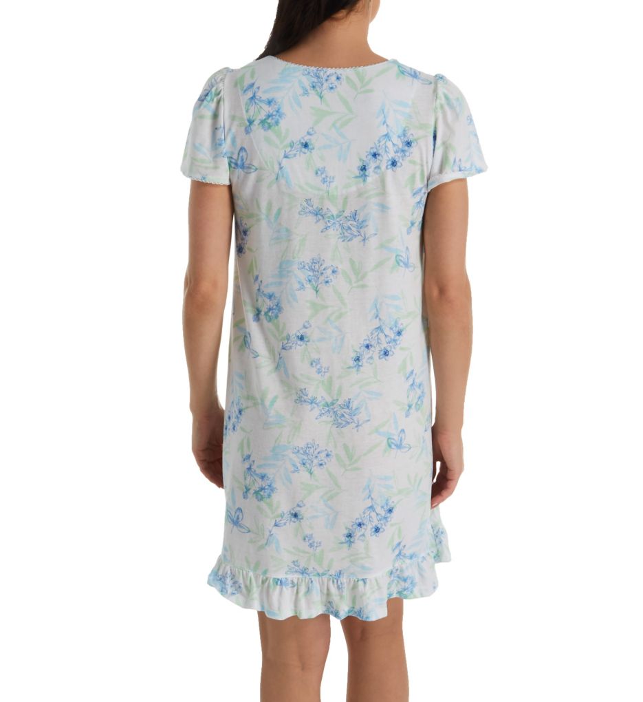 Spring Breeze Short Sleeve Short Gown-bs