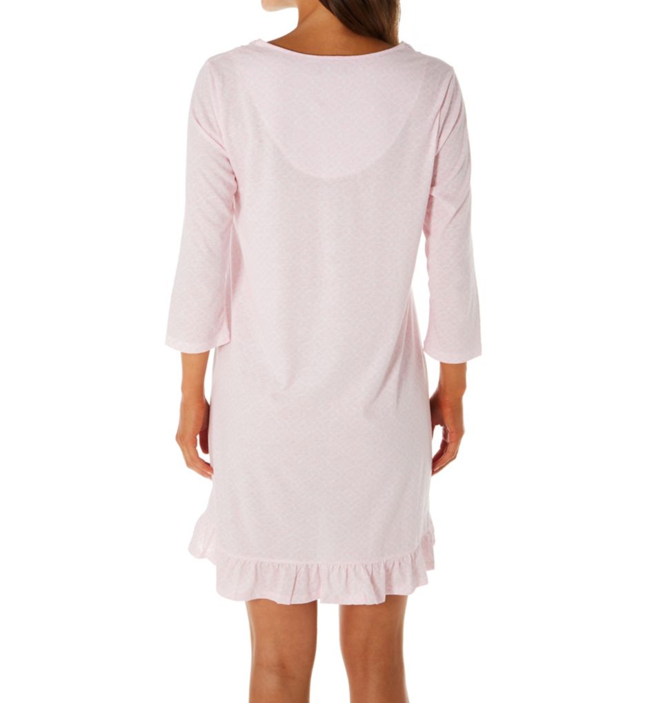 Pink Paradise 3/4 Sleeve Short Gown
